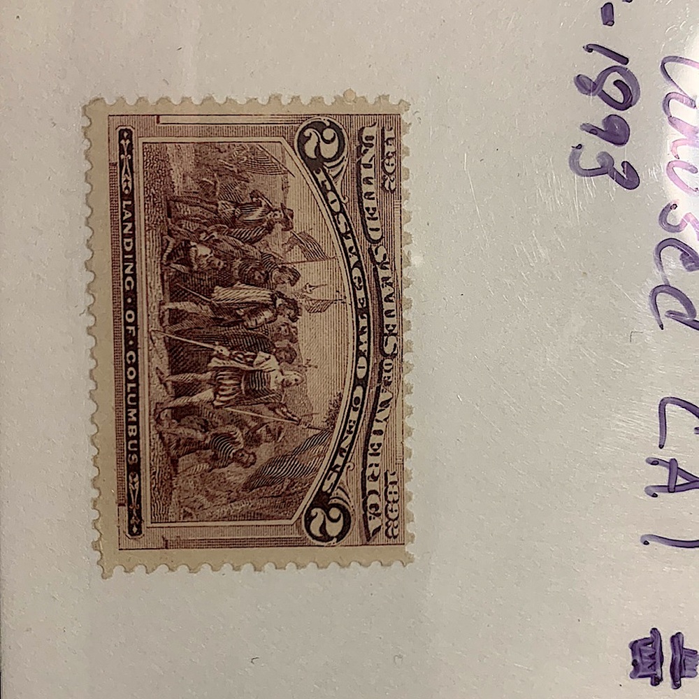 U.S. UNUSED LANDING OF COLUMBUS EXTREMELY RARE!!!!